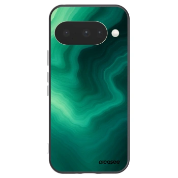 Picasee silikonski črni ovitek za Google Pixel 10 - Malachite
