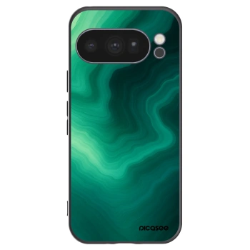 Picasee silikonski črni ovitek za Google Pixel 10 Pro - Malachite