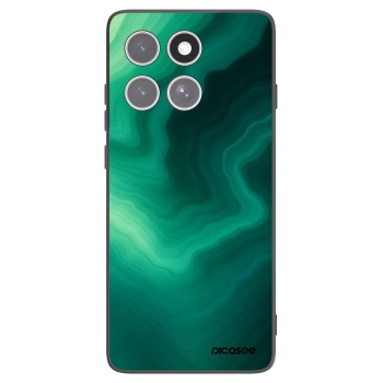Picasee silikonski črni ovitek za Motorola Edge 60 Fusion - Malachite