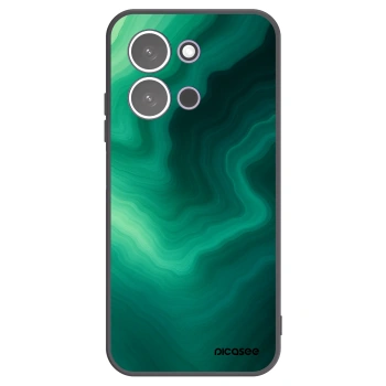 Picasee silikonski črni ovitek za Xiaomi Redmi 15C 5G - Malachite