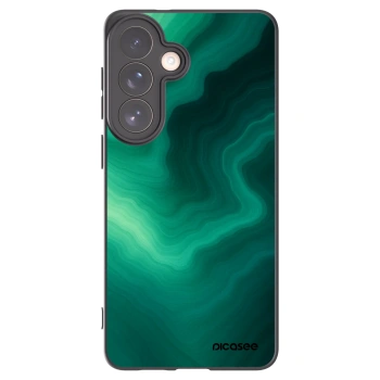 Picasee silikonski črni ovitek za Samsung Galaxy S26+ - Malachite