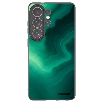 Picasee silikonski črni ovitek za Samsung Galaxy S26 Ultra - Malachite