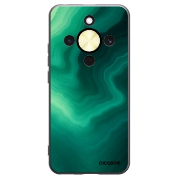 Picasee silikonski črni ovitek za Honor Magic8 Lite 5G - Malachite