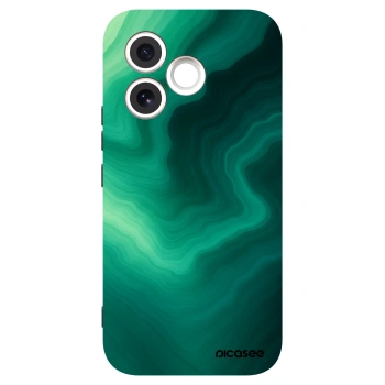 Picasee silikonski črni ovitek za Honor 600 Lite - Malachite