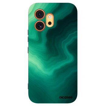 Picasee silikonski črni ovitek za Honor 600 - Malachite