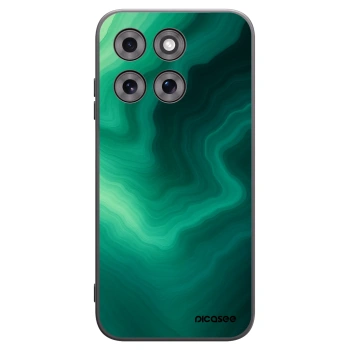 Picasee silikonski črni ovitek za Motorola Moto G77 - Malachite