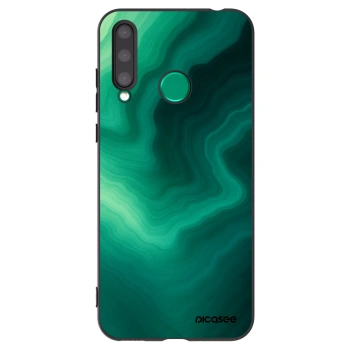 Picasee silikonski črni ovitek za Honor 20 Lite - Malachite