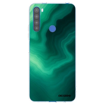 Picasee silikonski prozorni ovitek za Xiaomi Redmi Note 8T - Malachite