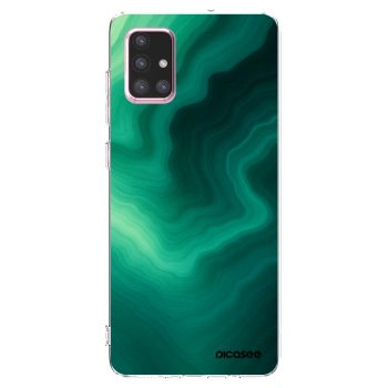 Picasee silikonski prozorni ovitek za Samsung Galaxy A71 A715F - Malachite