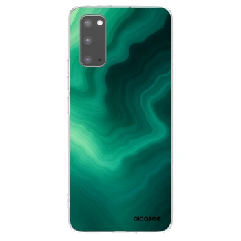 Picasee silikonski prozorni ovitek za Samsung Galaxy S20 G980F - Malachite