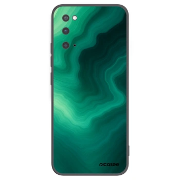 Picasee silikonski črni ovitek za Samsung Galaxy S20 G980F - Malachite