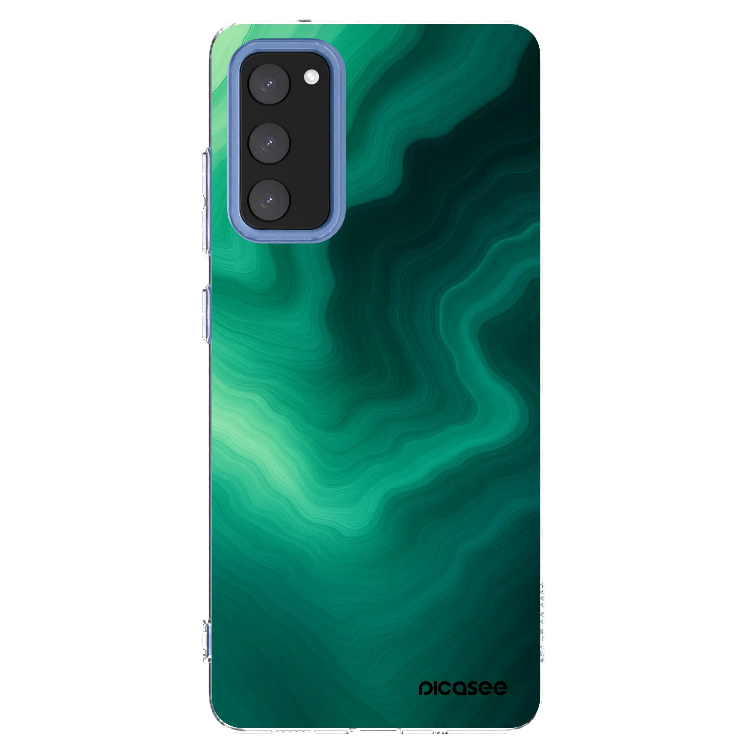 Picasee silikonski prozorni ovitek za Samsung Galaxy S20 FE - Malachite