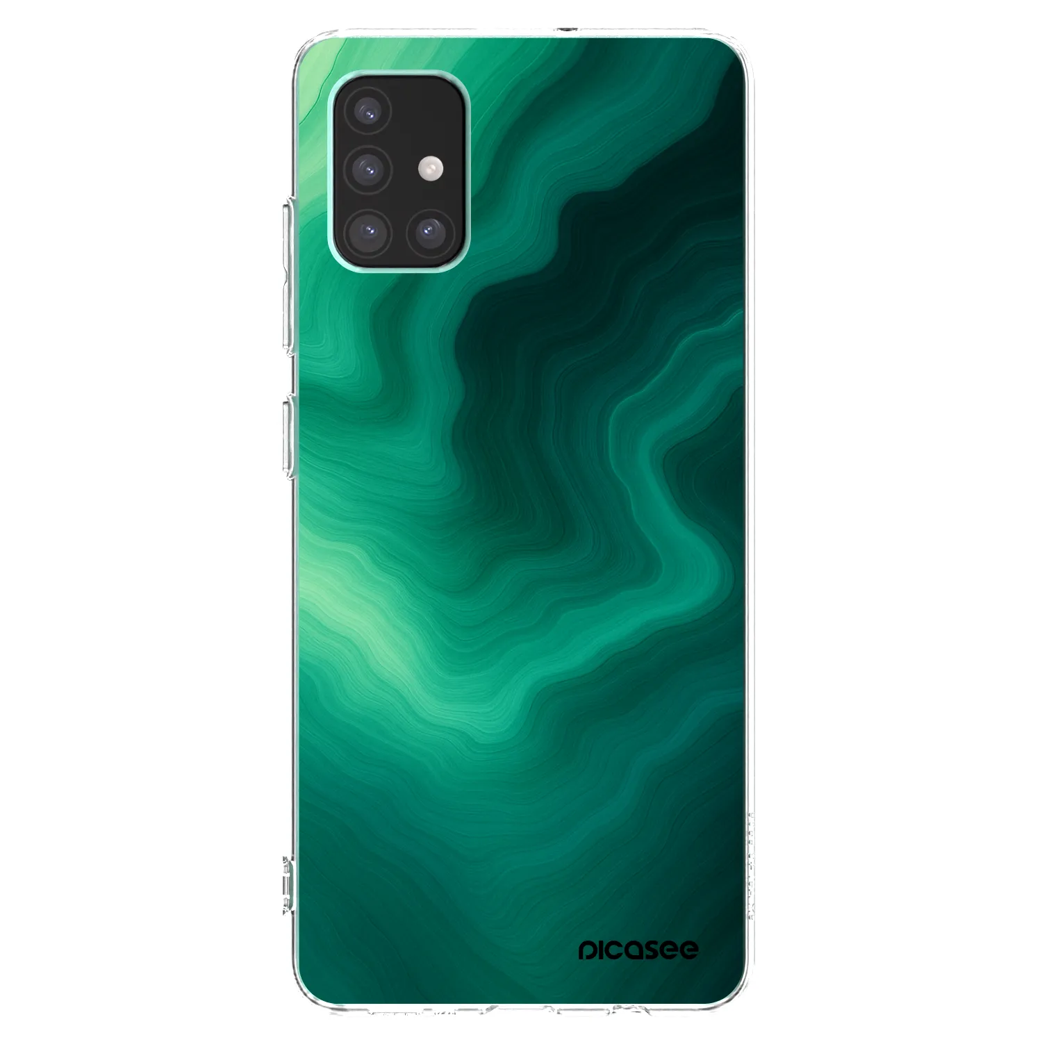 Picasee silikonski prozorni ovitek za Samsung Galaxy M51 M515F - Malachite