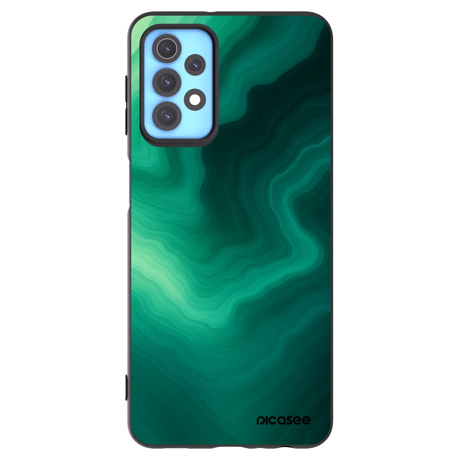 Picasee silikonski črni ovitek za Samsung Galaxy A32 4G SM-A325F - Malachite