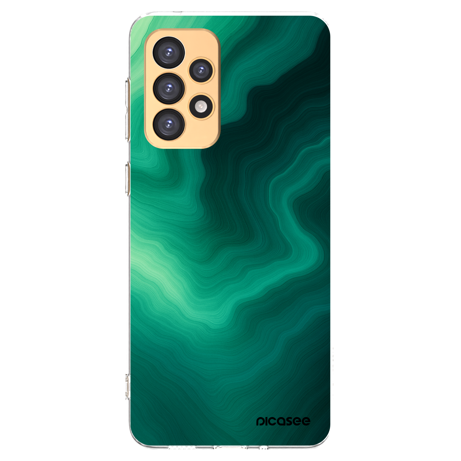 Picasee silikonski prozorni ovitek za Samsung Galaxy A33 5G A336 - Malachite