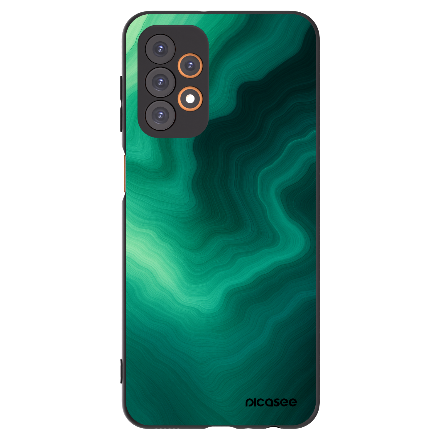 Picasee silikonski črni ovitek za Samsung Galaxy A23 A236B 5G - Malachite