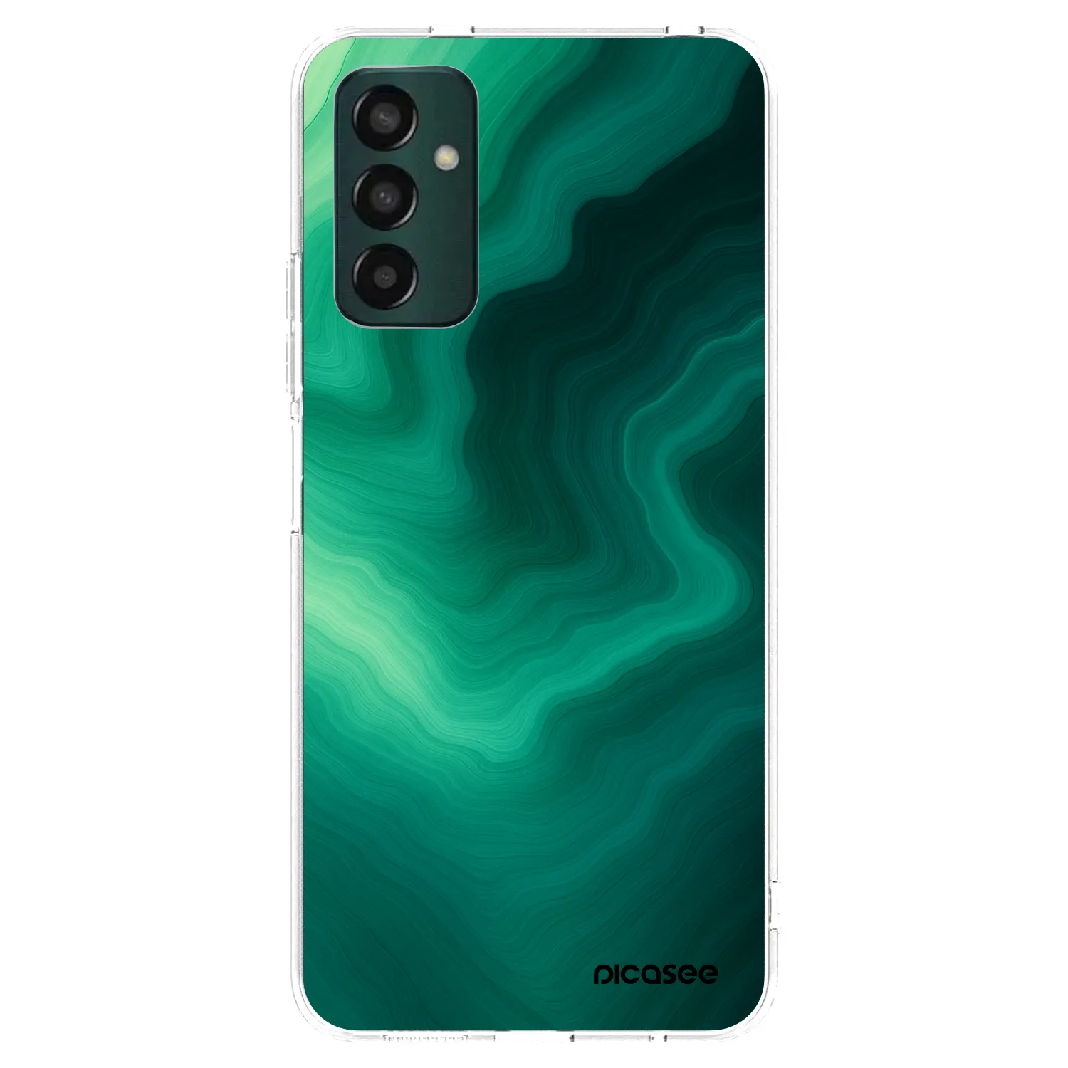 Picasee silikonski prozorni ovitek za Samsung Galaxy M23 5G - Malachite