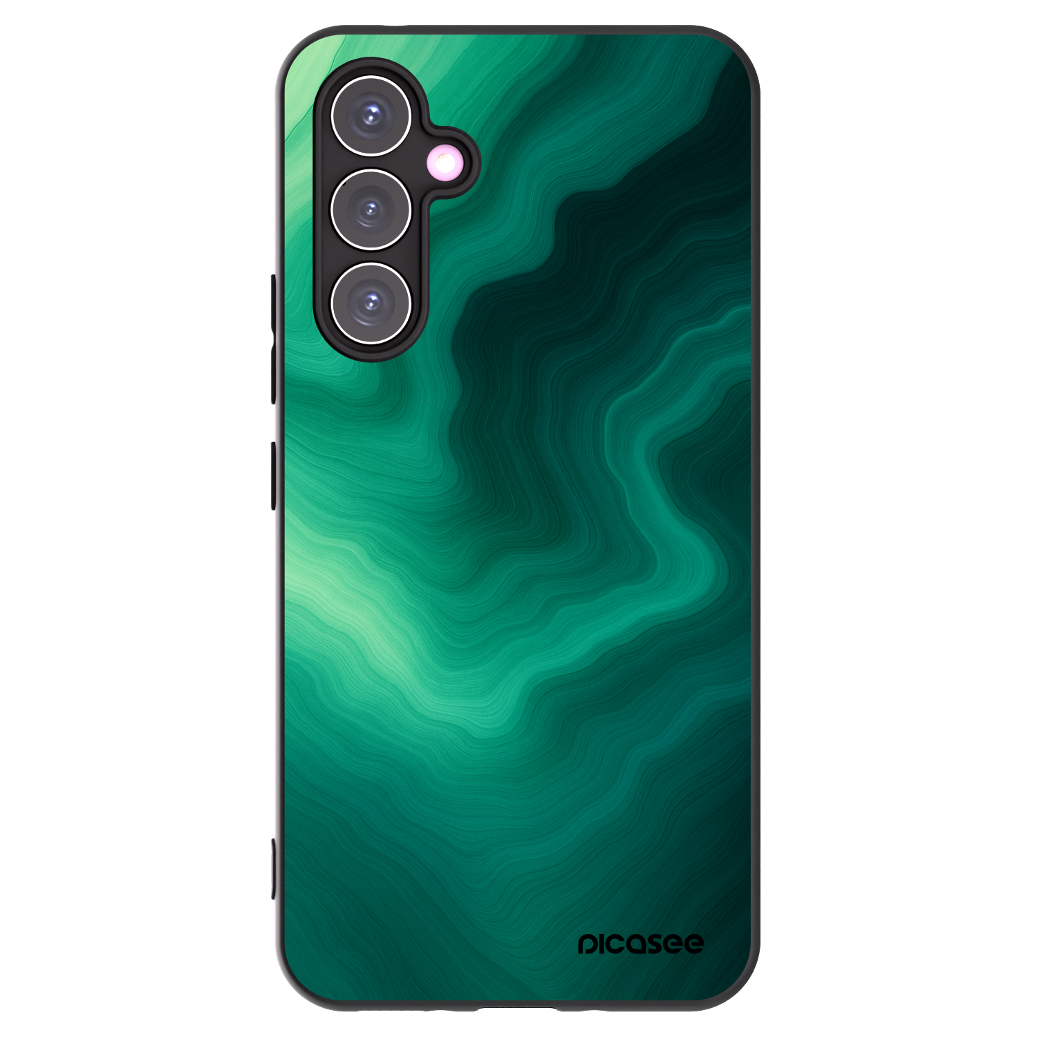 Picasee silikonski črni ovitek za Samsung Galaxy A54 5G A546B - Malachite