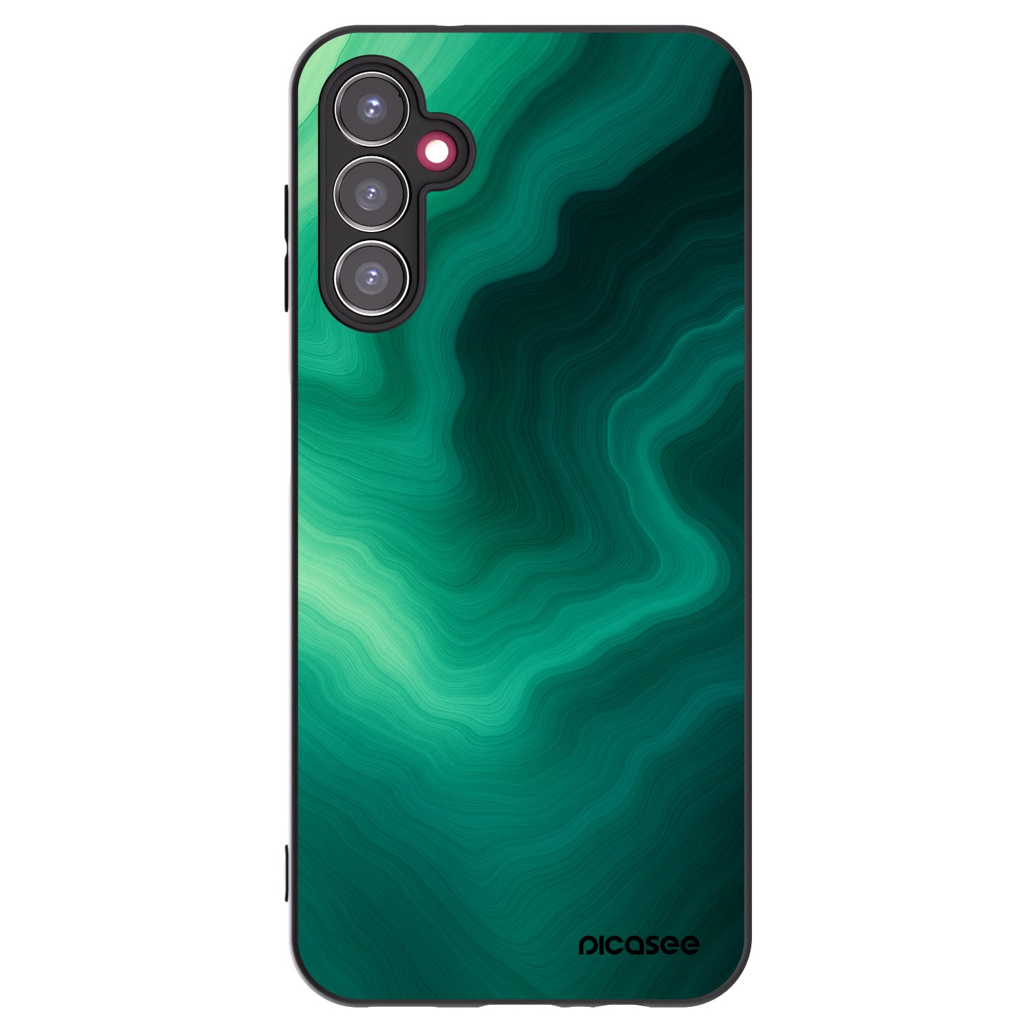 Picasee silikonski črni ovitek za Samsung Galaxy A14 5G A146P - Malachite