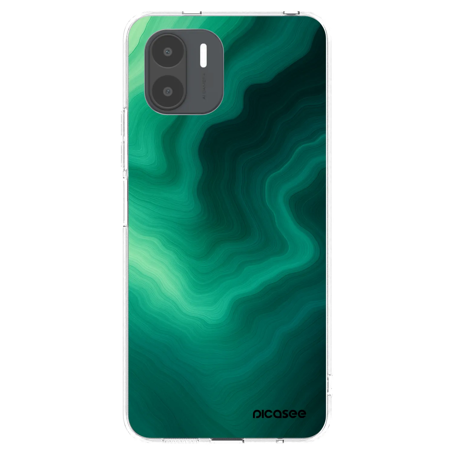 Picasee silikonski prozorni ovitek za Xiaomi Redmi A2 - Malachite