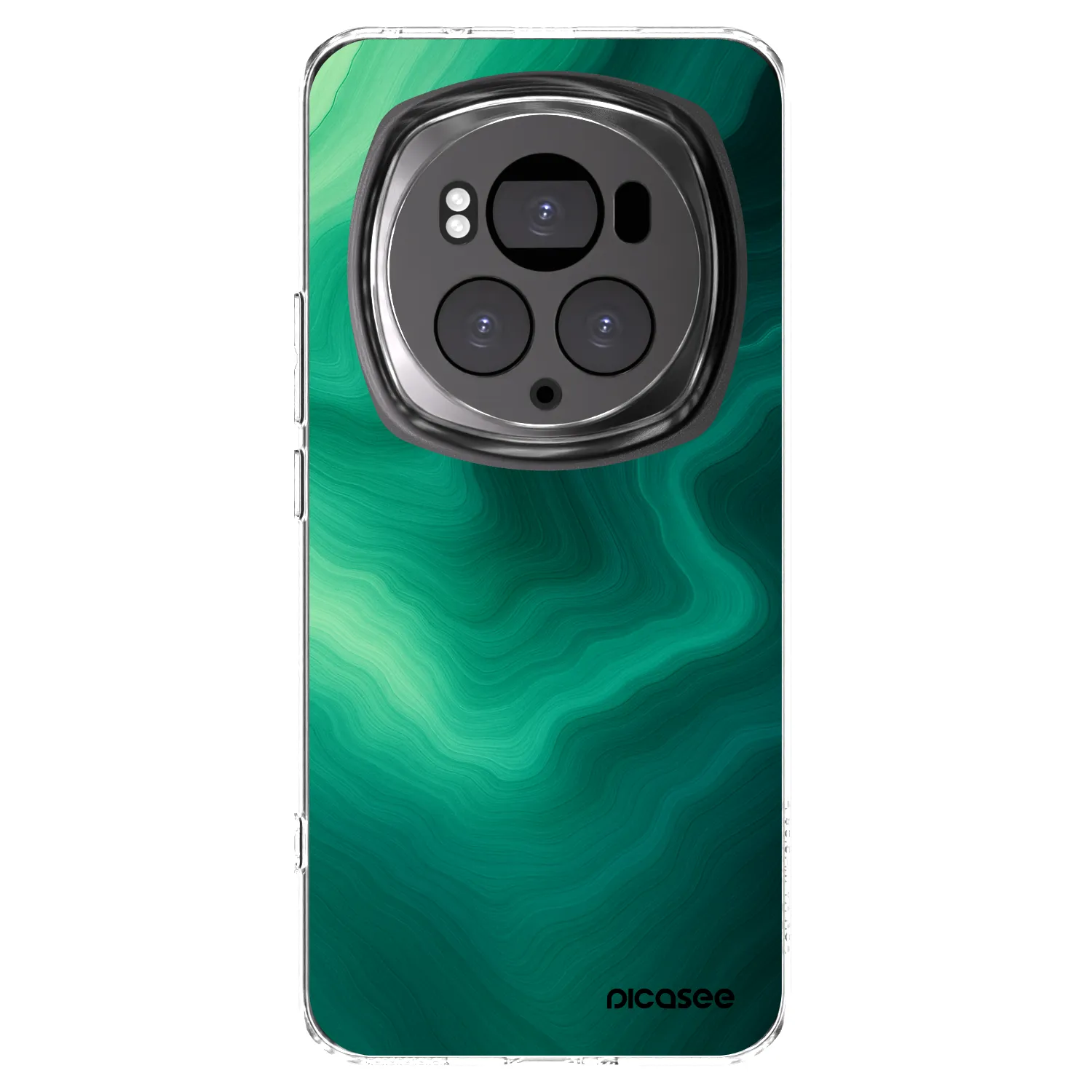 Picasee silikonski prozorni ovitek za Honor Magic6 Pro - Malachite