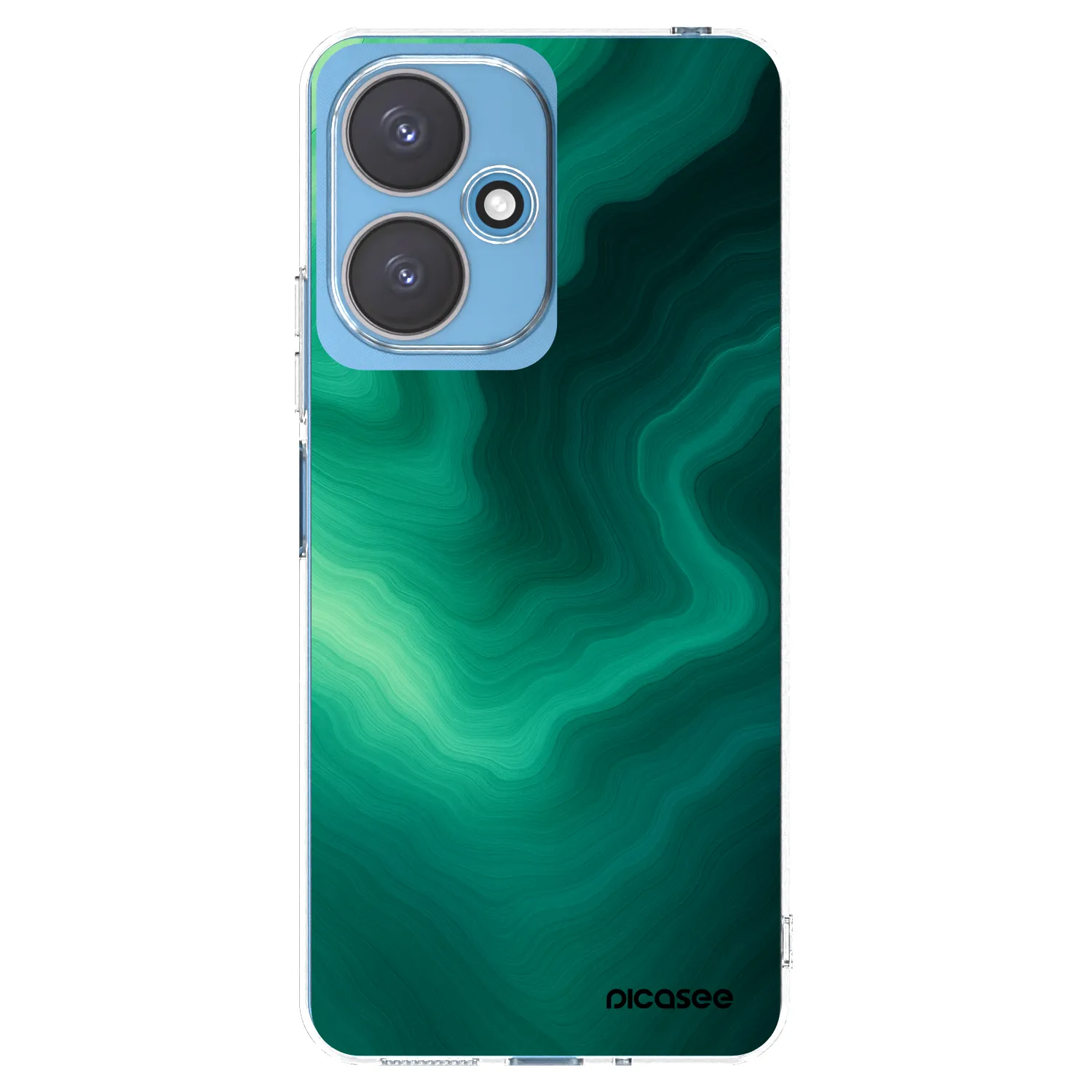 Picasee silikonski prozorni ovitek za Xiaomi Redmi 13C 5G - Malachite