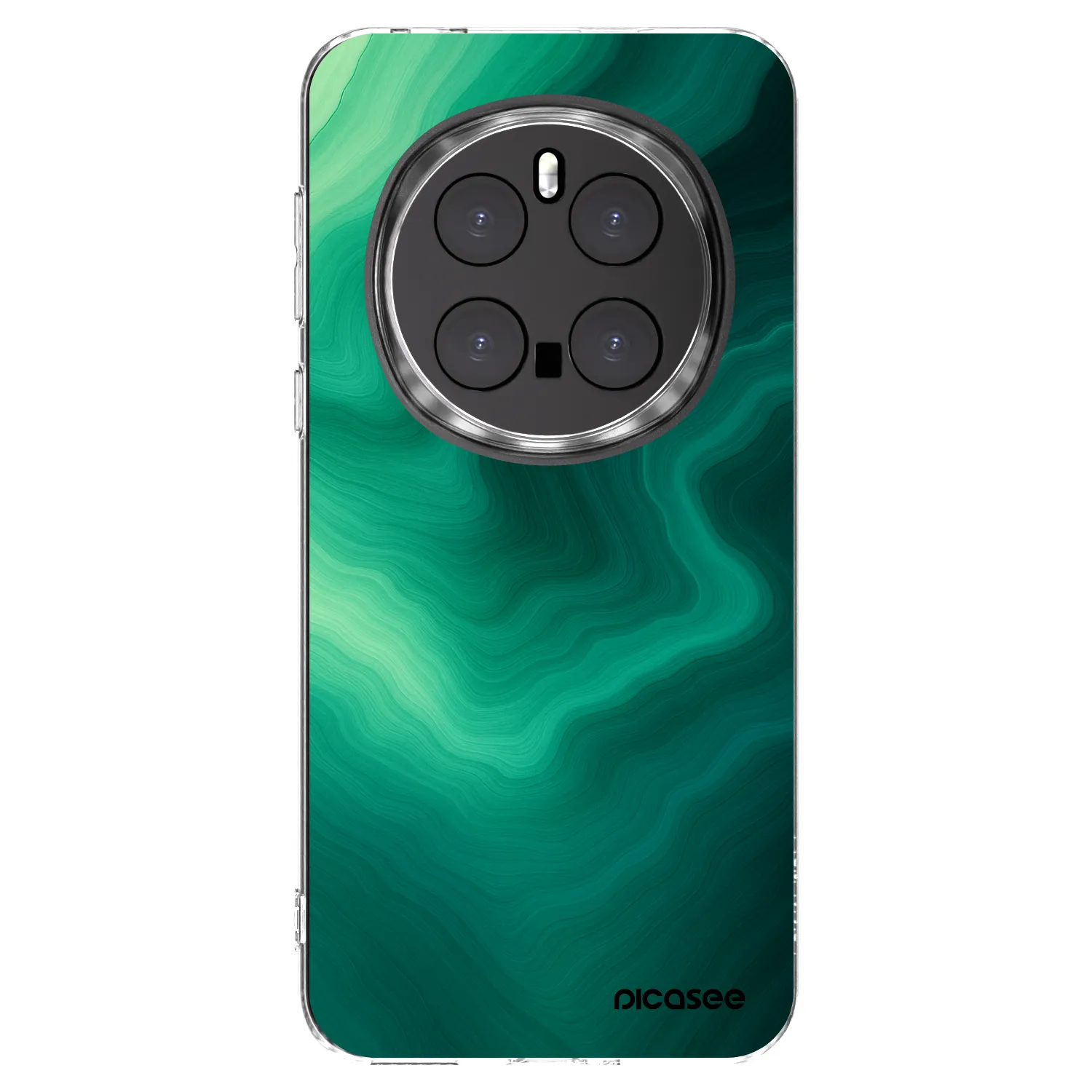 Picasee silikonski prozorni ovitek za Honor Magic7 Pro 5G - Malachite