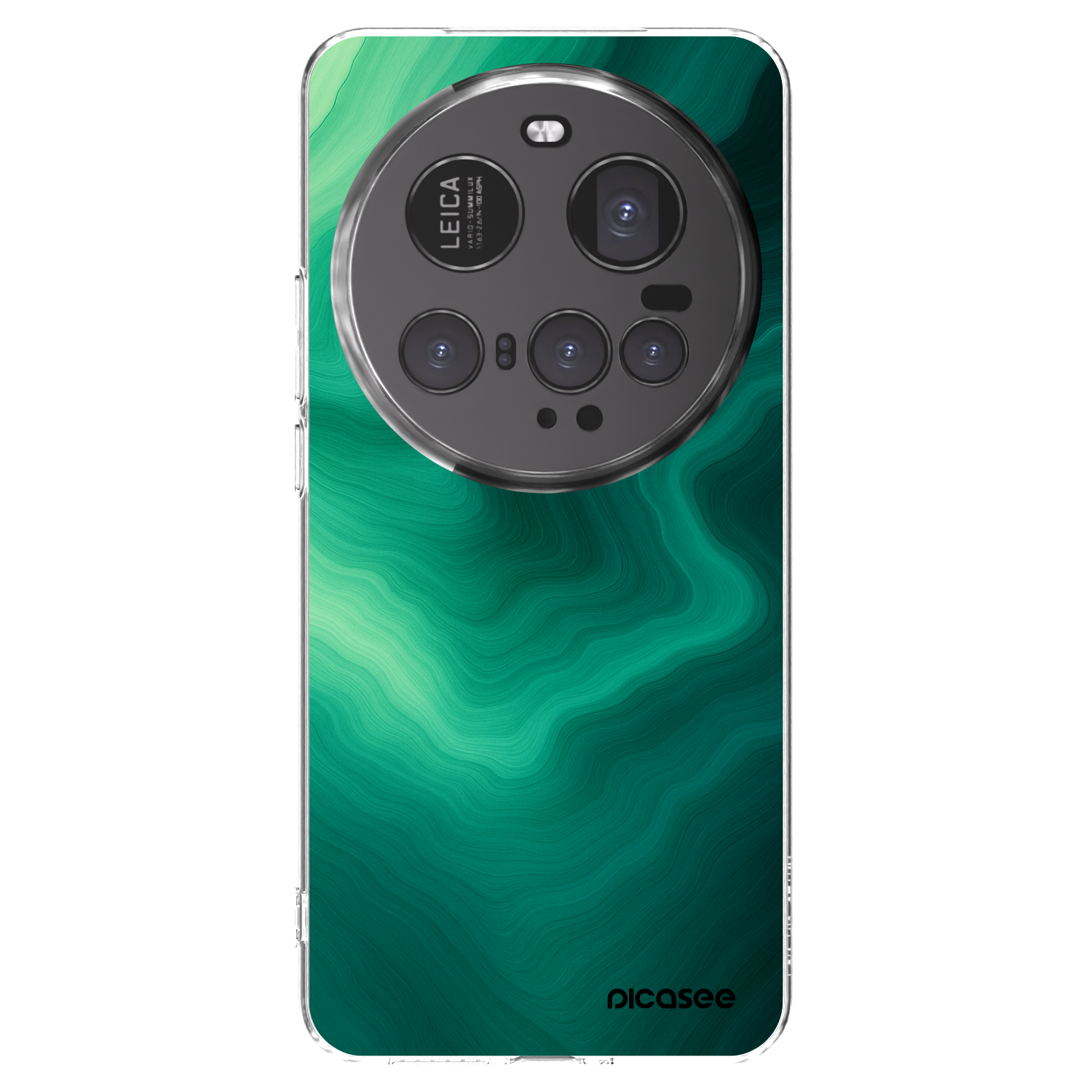 Picasee silikonski prozorni ovitek za Xiaomi 15 Ultra - Malachite