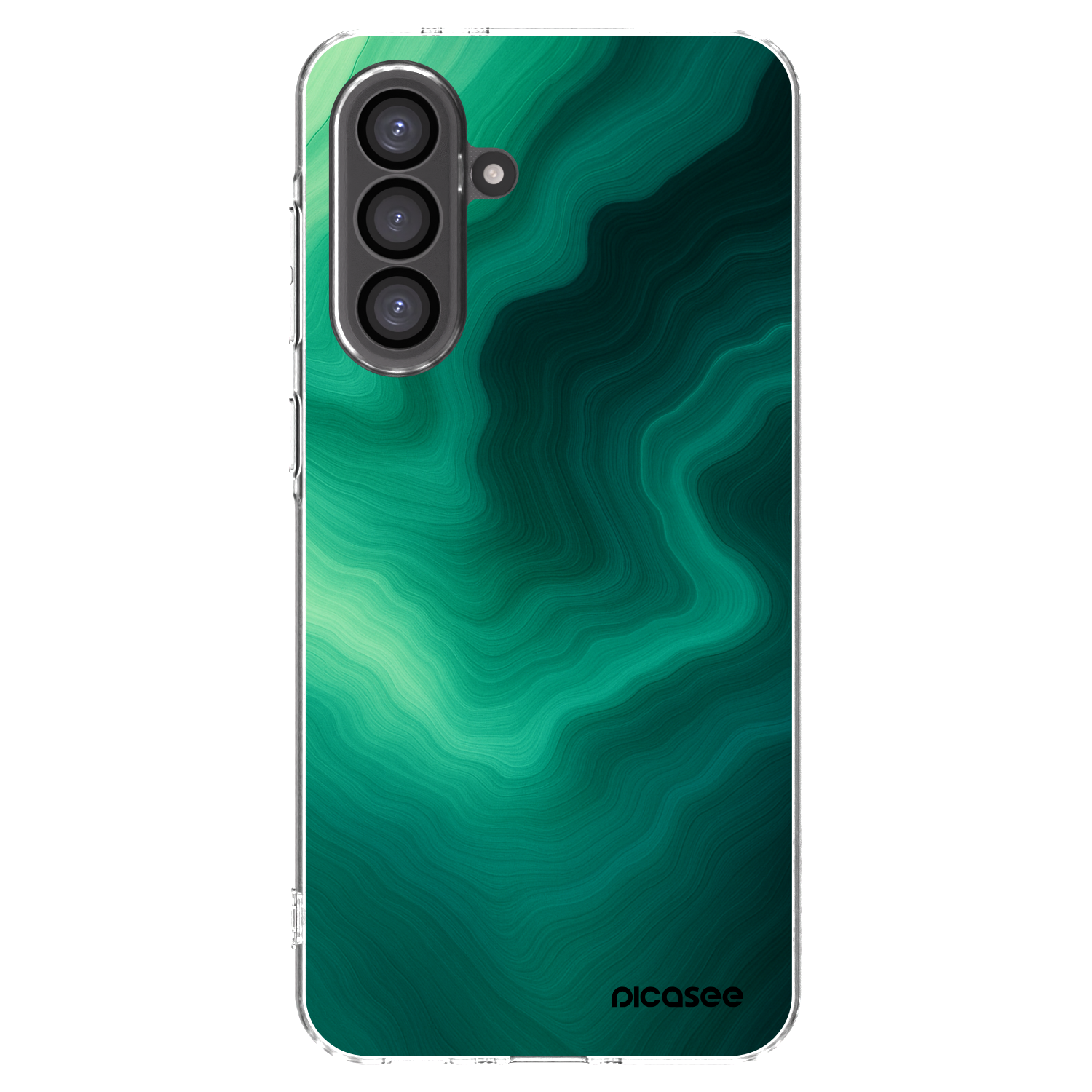 Picasee silikonski prozorni ovitek za Samsung Galaxy A36 5G - Malachite