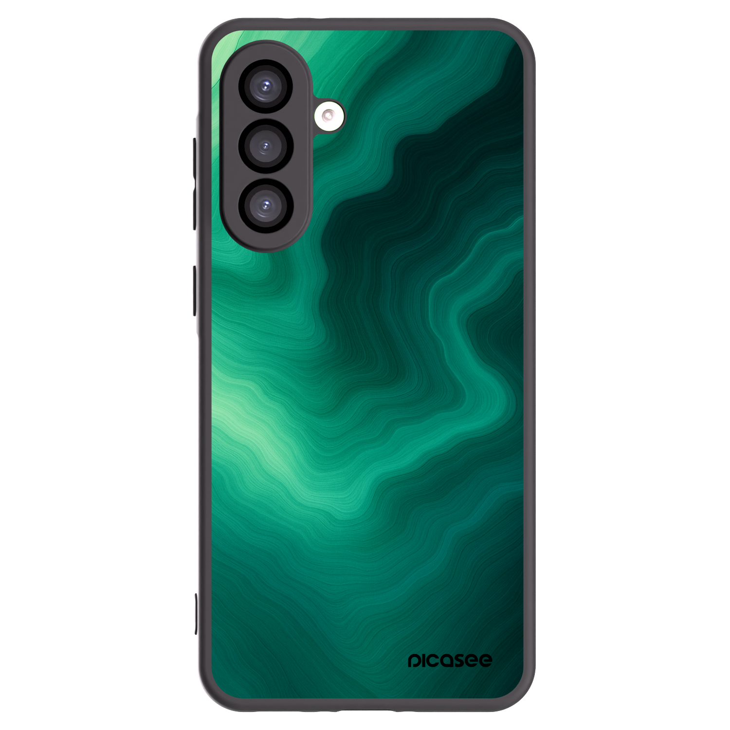Picasee silikonski črni ovitek za Samsung Galaxy A26 5G A266B - Malachite