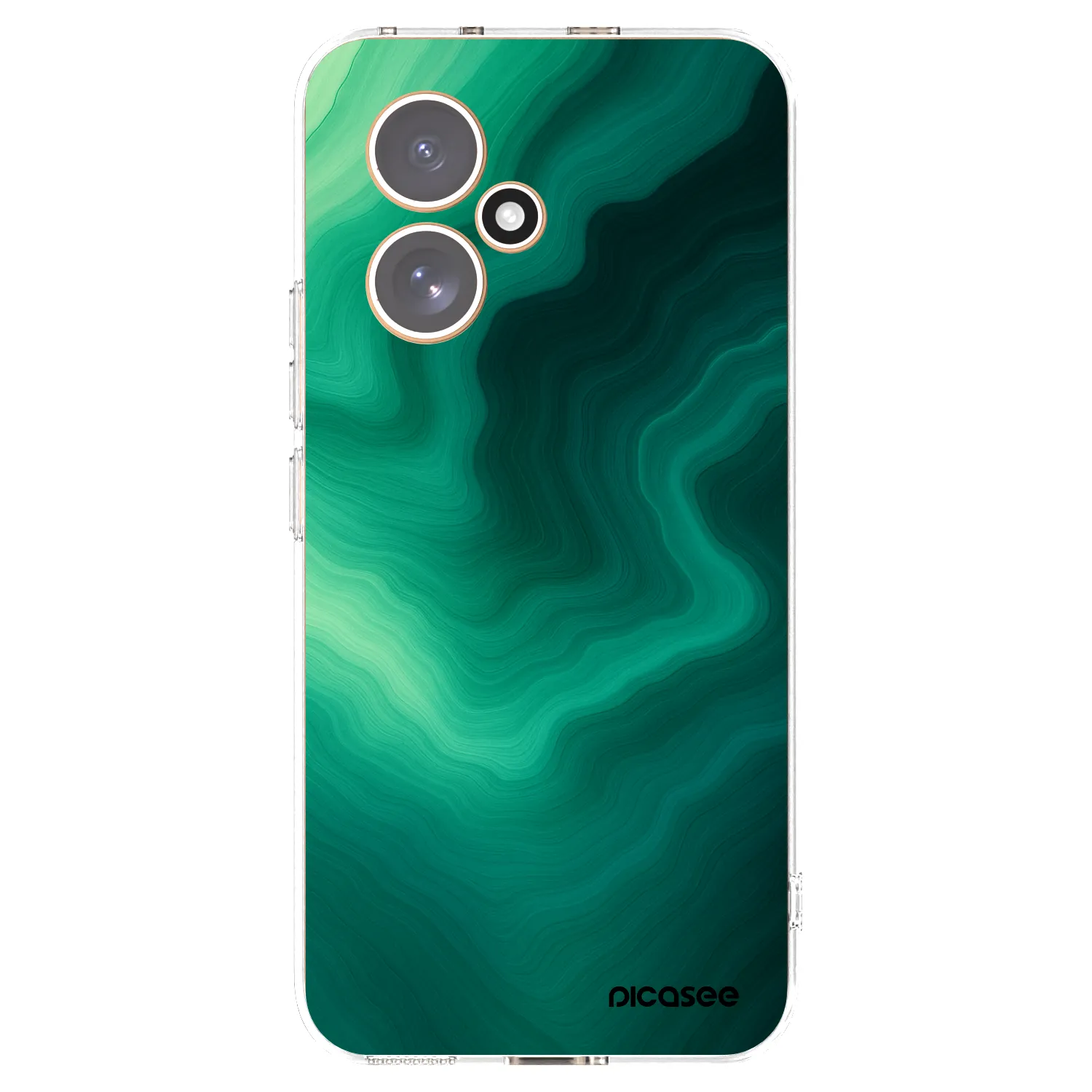 Picasee silikonski prozorni ovitek za Honor 400 5G - Malachite