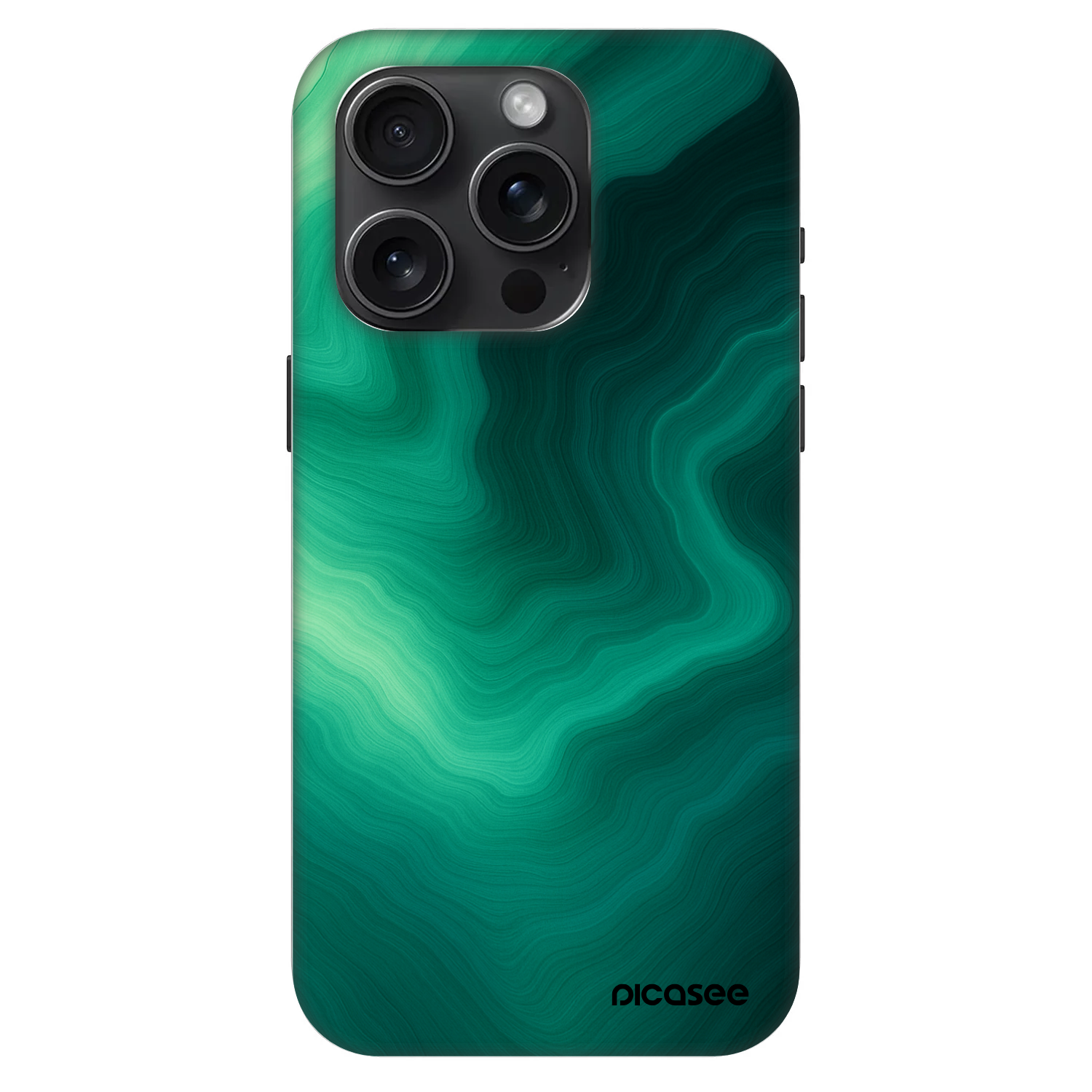 Picasee Fashion Case MagSafe za Apple iPhone 15 Pro - Malachite