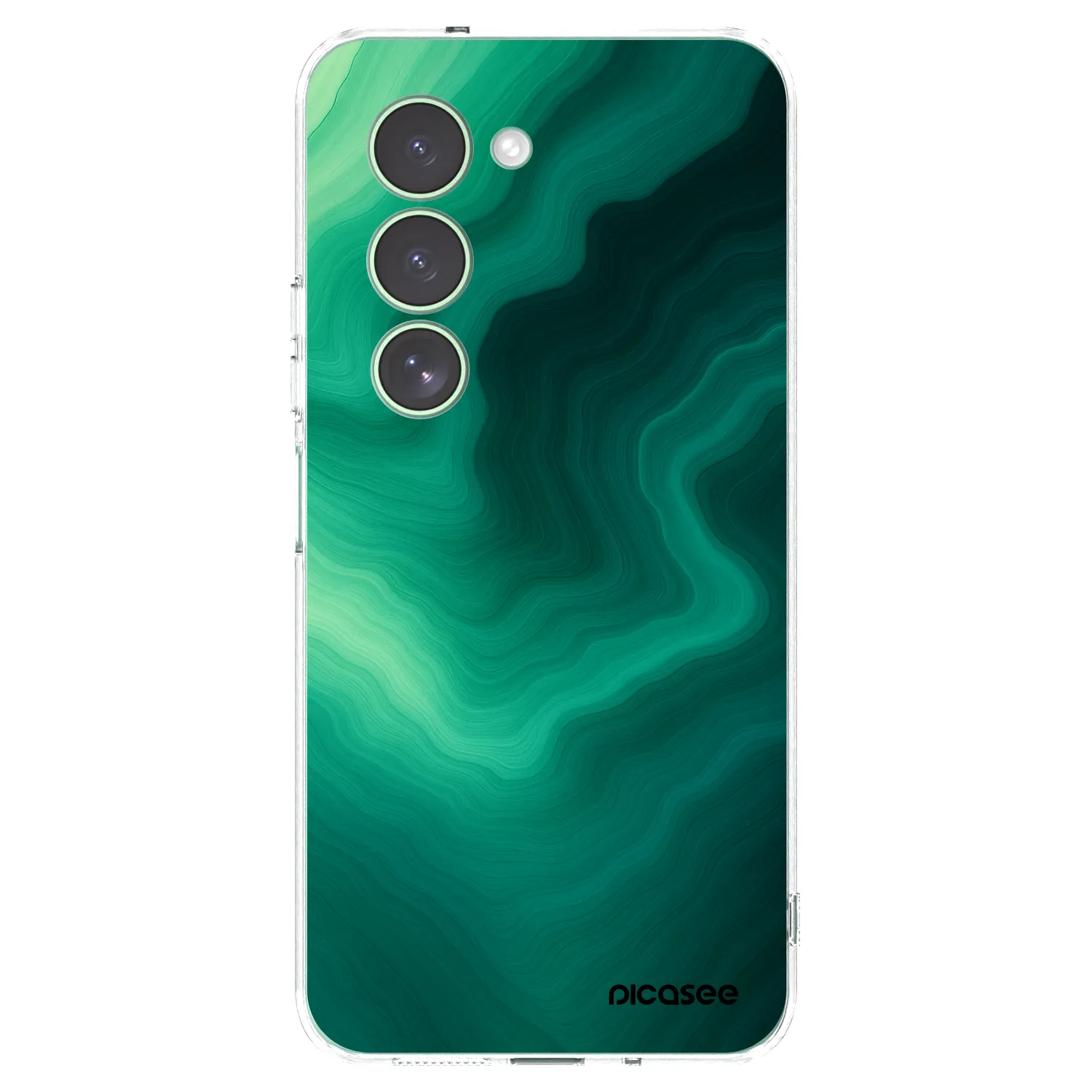 Picasee silikonski prozorni ovitek za Xiaomi Redmi 15 5G - Malachite
