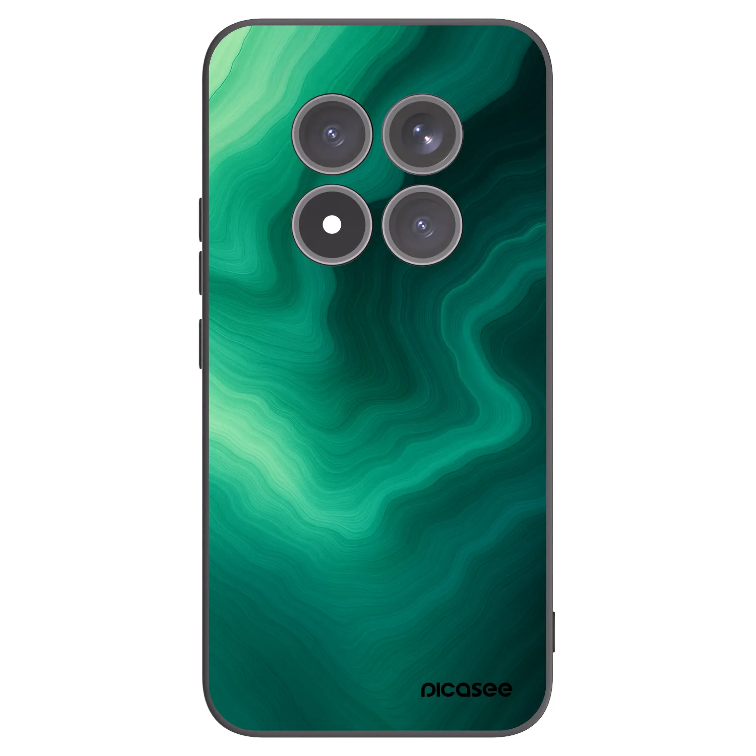 Picasee silikonski črni ovitek za Xiaomi Redmi Note 15 Pro+ - Malachite