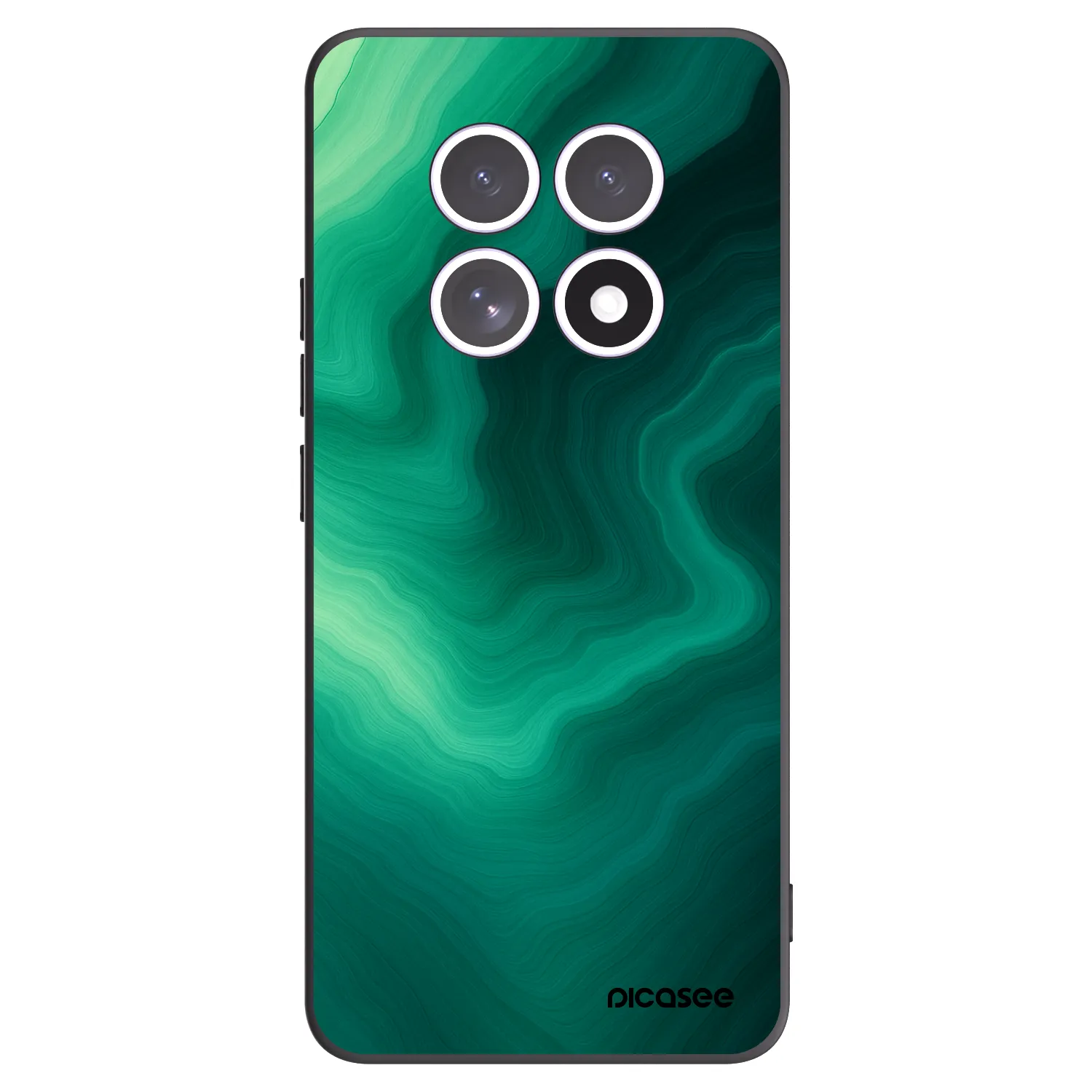 Picasee silikonski črni ovitek za Xiaomi Redmi Note 15 - Malachite