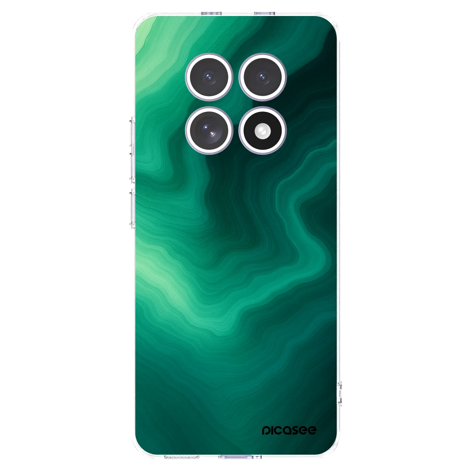 Picasee silikonski prozorni ovitek za Xiaomi Redmi Note 15 - Malachite