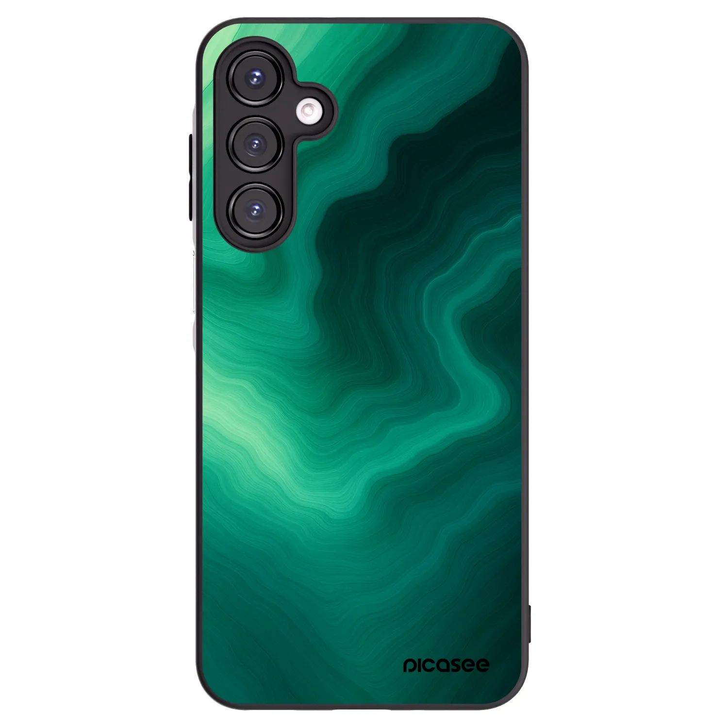 Picasee silikonski črni ovitek za Samsung Galaxy A16 4G - Malachite