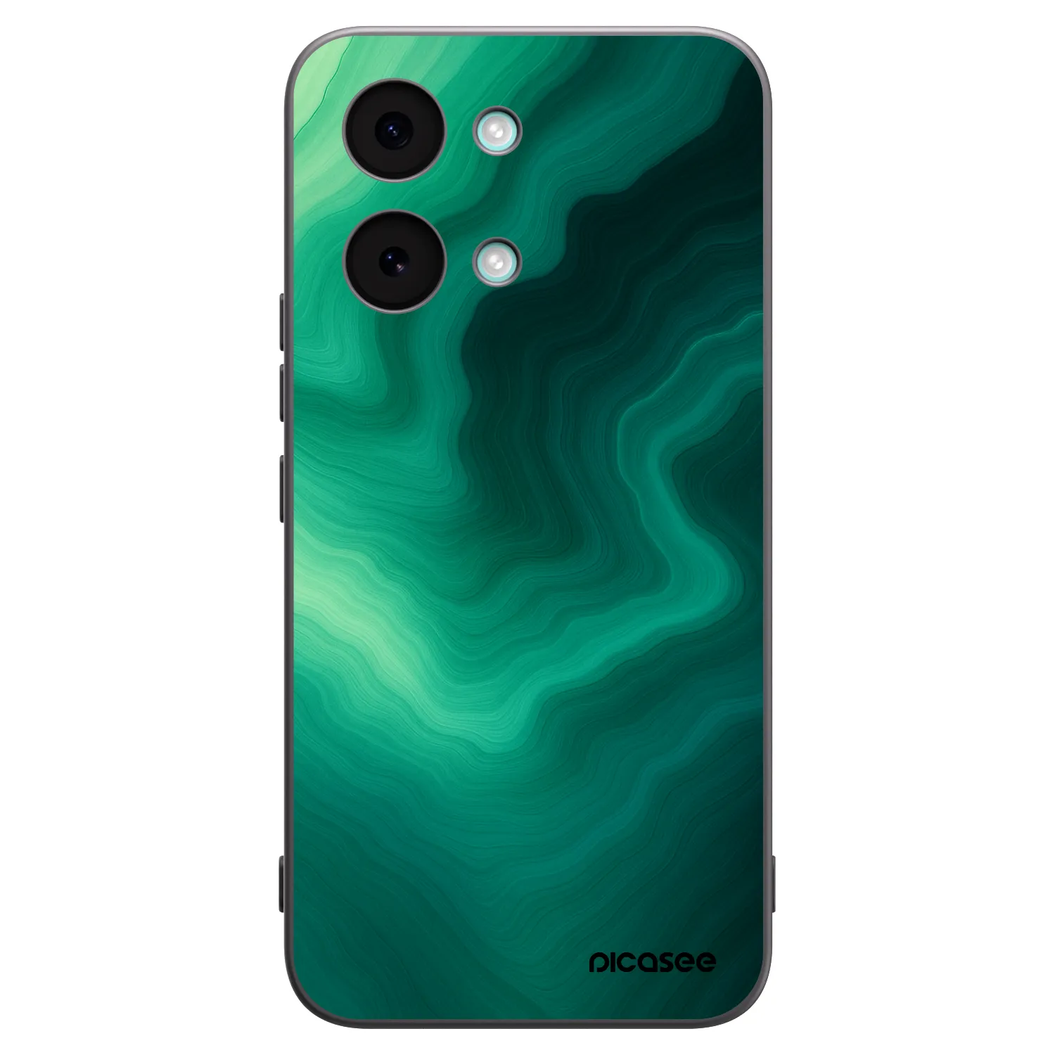 Picasee silikonski črni ovitek za Xiaomi Poco X8 Pro Max - Malachite