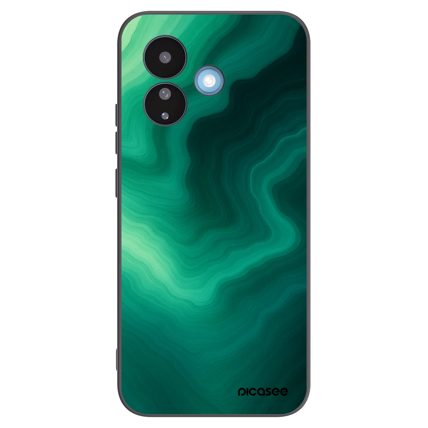 Picasee silikonski črni ovitek za Xiaomi Redmi Note 17 Pro 5G - Malachite
