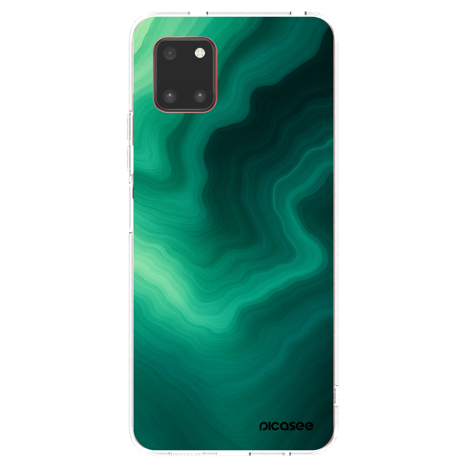 Picasee silikonski prozorni ovitek za Samsung Galaxy Note 10 Lite N770F - Malachite