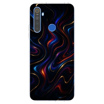 Picasee silikonski prozorni ovitek za Realme 5 - Noir
