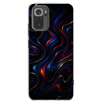 Picasee silikonski prozorni ovitek za Xiaomi Redmi Note 10 - Noir