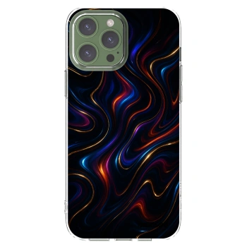 Picasee silikonski prozorni ovitek za Apple iPhone 13 Pro Max - Noir