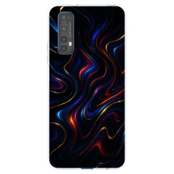 Picasee silikonski prozorni ovitek za Realme 7 - Noir