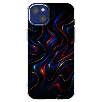 Picasee silikonski prozorni ovitek za Apple iPhone 14 Plus - Noir