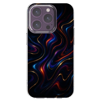 Picasee silikonski prozorni ovitek za Apple iPhone 14 Pro - Noir