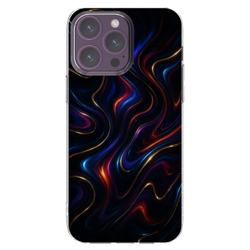 Picasee silikonski prozorni ovitek za Apple iPhone 14 Pro Max - Noir