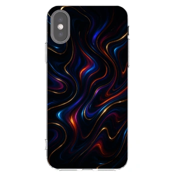 Picasee silikonski prozorni ovitek za Apple iPhone X/XS - Noir