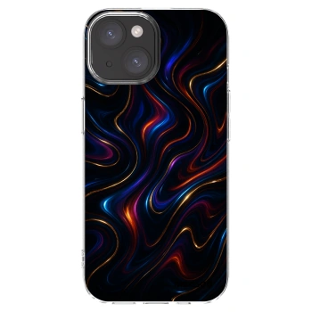 Picasee silikonski prozorni ovitek za Apple iPhone 15 - Noir