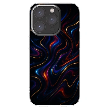 Picasee silikonski prozorni ovitek za Apple iPhone 15 Pro - Noir